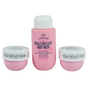 Sol de Janiero Beija Flor Elasti Bundle 1 Body Wash, 2 Creams - Travel Sizes